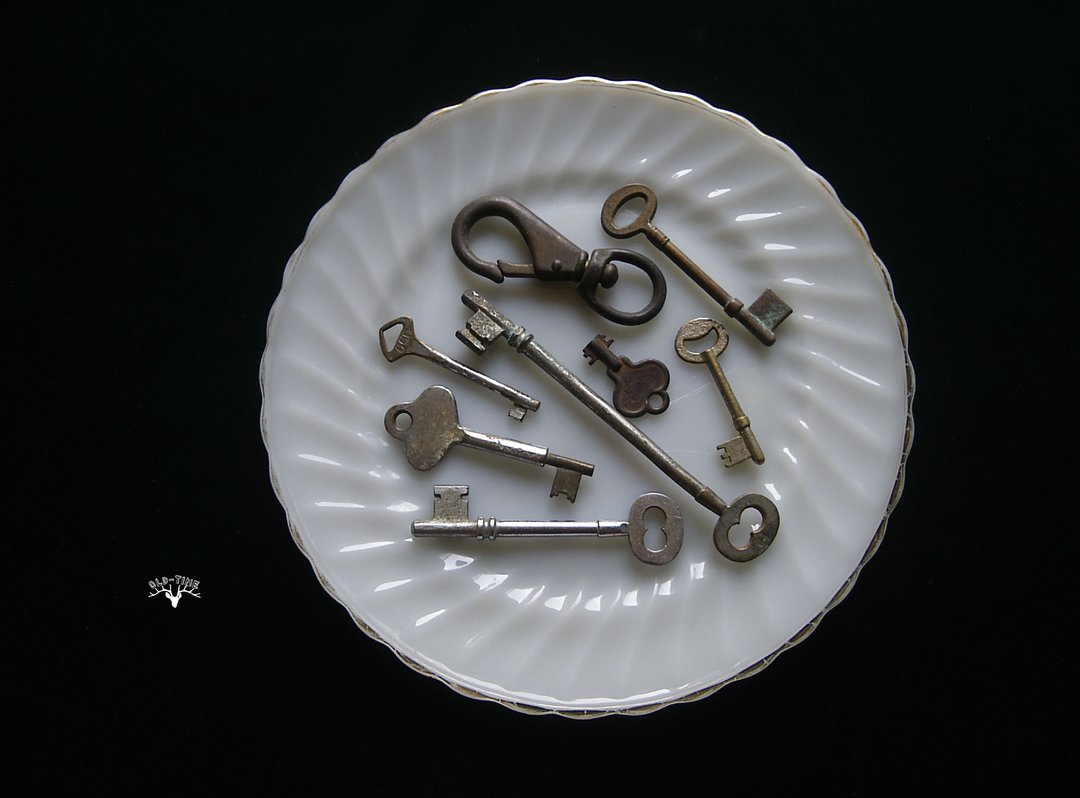 【老时光 OLD-TIME】早期欧洲铜钥匙(全部一起卖) - 摆饰 - 其他材质 