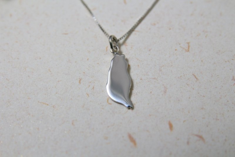 【我的福尔摩沙】台湾项链 / 纯银项链 - 项链 - 纯银 银色