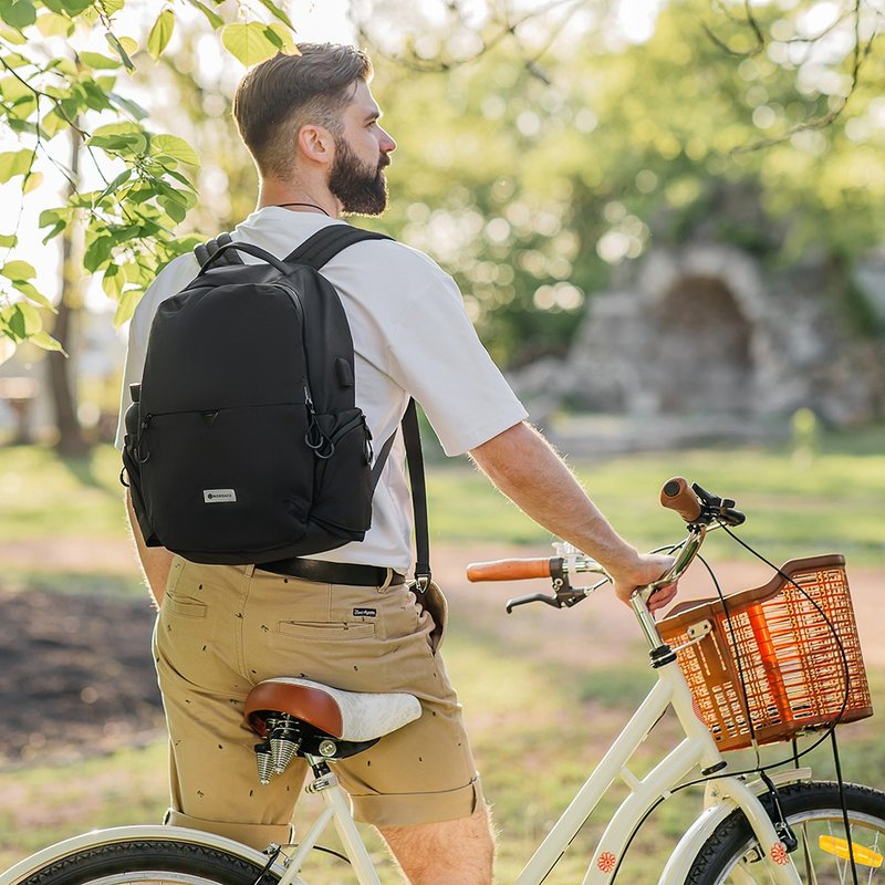 Nordace Altes 日常背包|后背包|多功能|间隔大|多口袋|RFID防盗 - 后背包/双肩包 - 聚酯纤维 