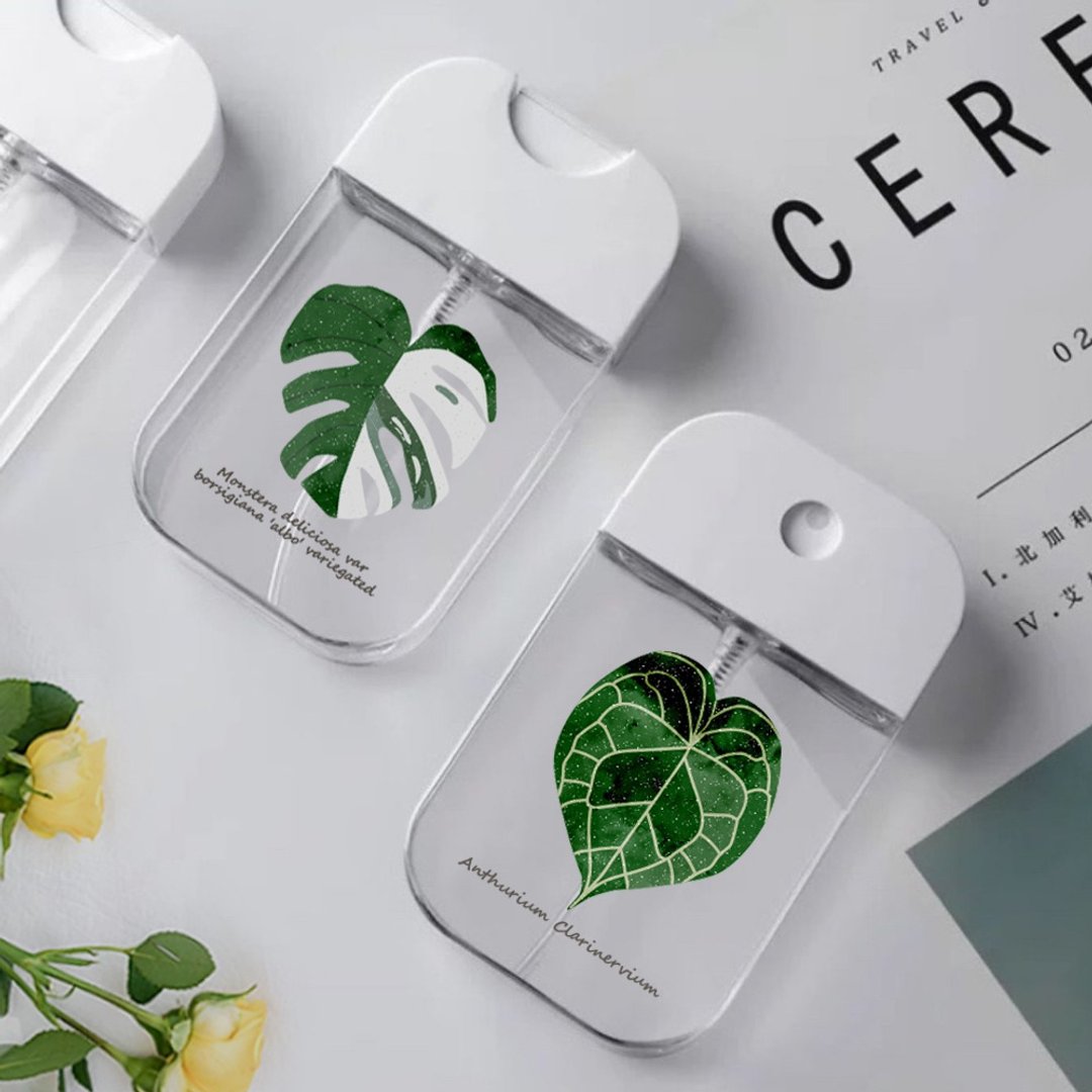 植物 酒精喷雾瓶 定制化 - 收纳用品 - 塑料 多色