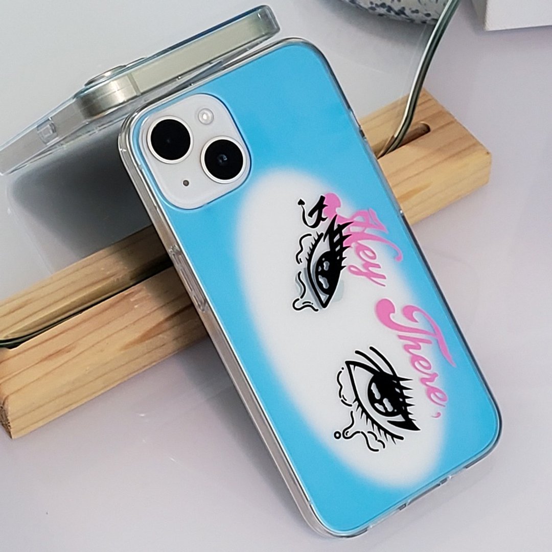 【DEVIL'S EYES】 blue vignette jelly case - 手机壳/手机套 - 其他材质 