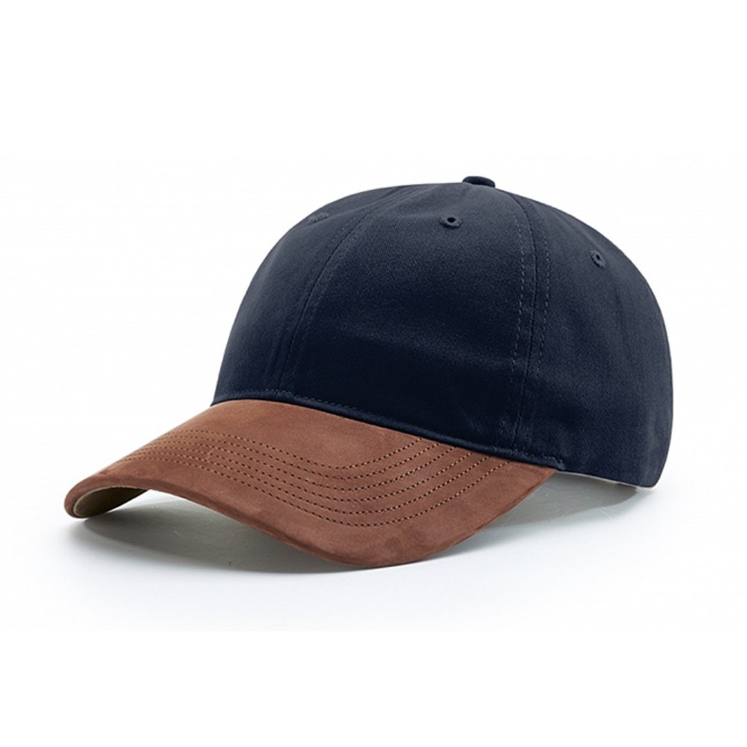 【Richardson】Leather Visor Relaxed 丈青-定制化236-35 - 帽子 - 其他材质 蓝色
