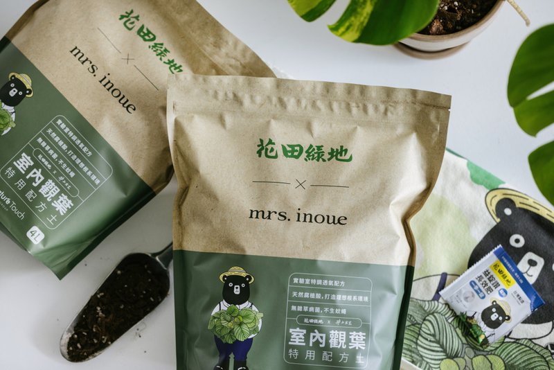 花田绿地 X 井上太太 室内观叶特用配方土组合 - 其他 - 其他材质 