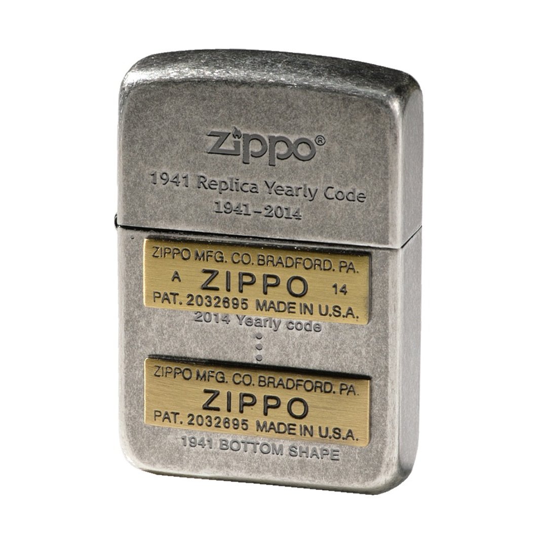 【ZIPPO官方授权】  1941复刻代码演变防风打火机 ZA-1-21B - 其他 - 其他材质 银色