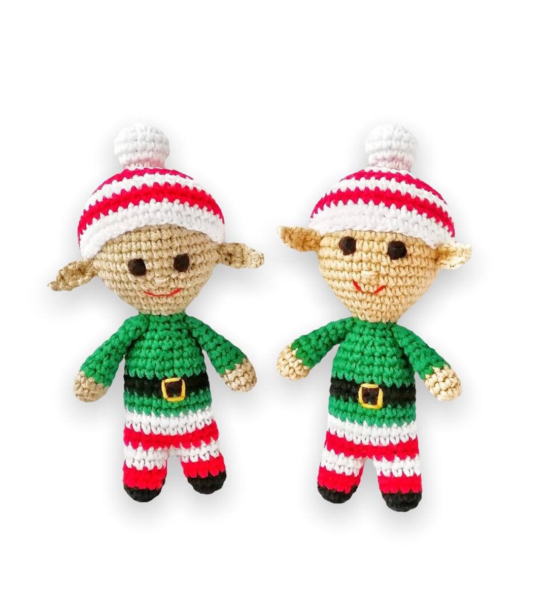 Crochet amigurumi elf pattern, Crochet doll pattern, pdf tutorial - 编织/刺绣/羊毛毡/裁缝 - 绣线 绿色