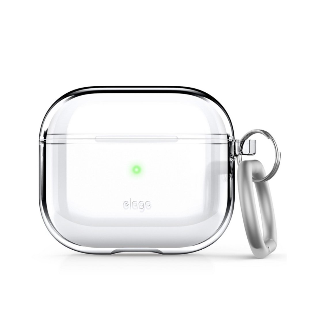 AirPods 3 无痕透明壳 附钥匙圈 耳机壳 耳机套 - 耳机收纳 - 塑料 透明