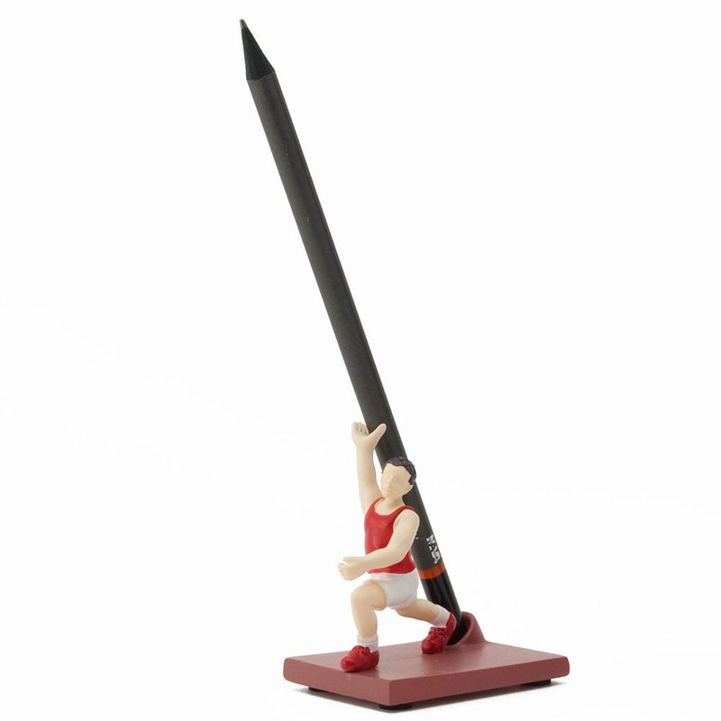 SUSS-日本Magnets桌上奥运运动会系列收纳笔插/笔座/笔筒(标枪手) - 笔筒/笔座 - 其他材质 红色