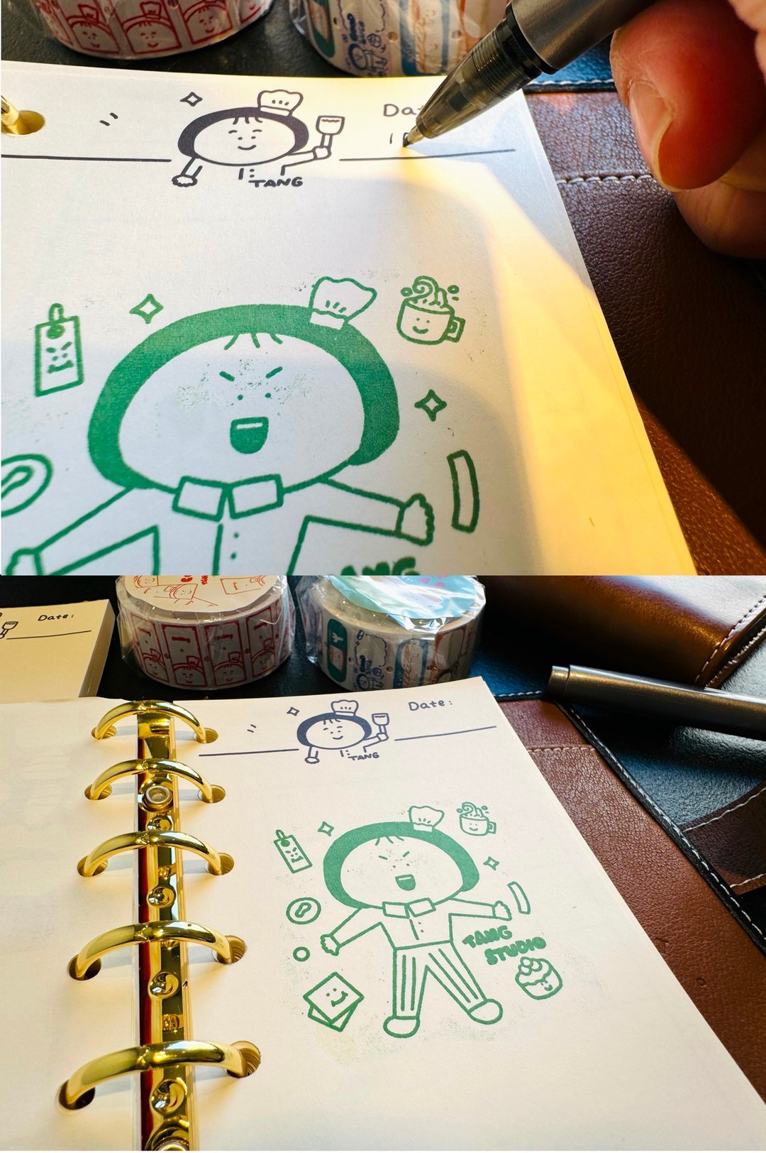 【唐小糖】简约便签本 盖章书写便签本 A7尺寸 可自行打洞 - 便条纸/标签贴 - 纸 多色