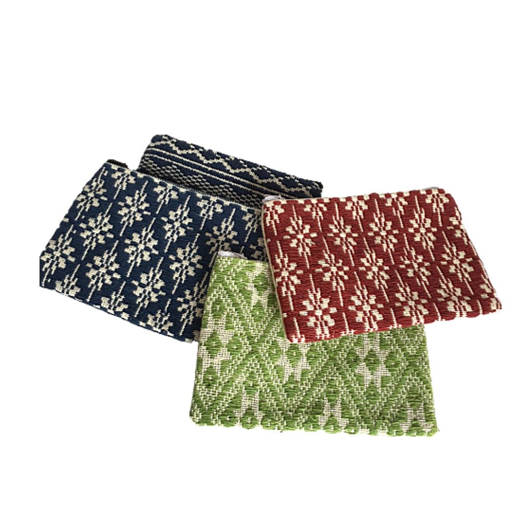 Tai Leu Small Zip, Laos - 皮夹/钱包 - 棉 