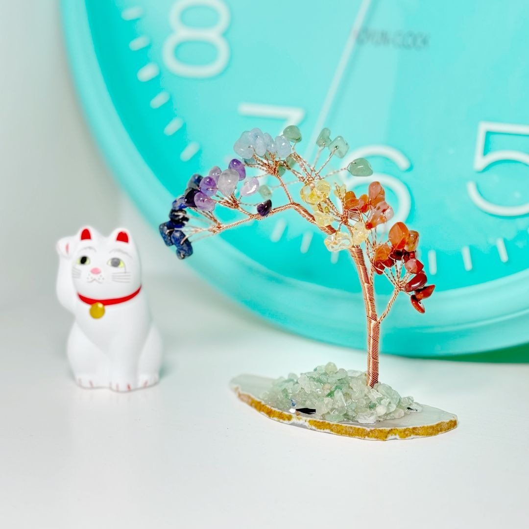 【脉轮生命之树】七彩水晶树 水晶许愿树 - 摆饰 - 水晶 