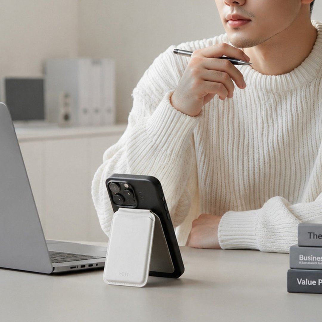 MOFT | 磁吸感应卡包支架 MOVAS 支持 MagSafe - 手机配件 - 其他材质 多色