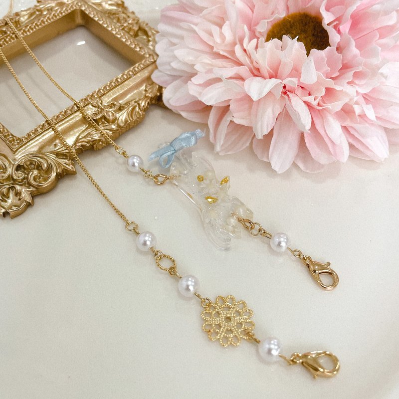 猫咪口罩链 - 项链 - 树脂 