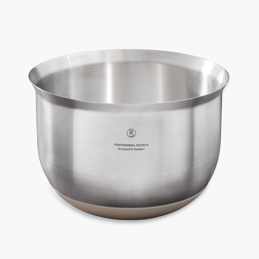 瑞典主厨秘密  调理盆 不锈钢 硅胶底 5L - 厨房用具 - 不锈钢 