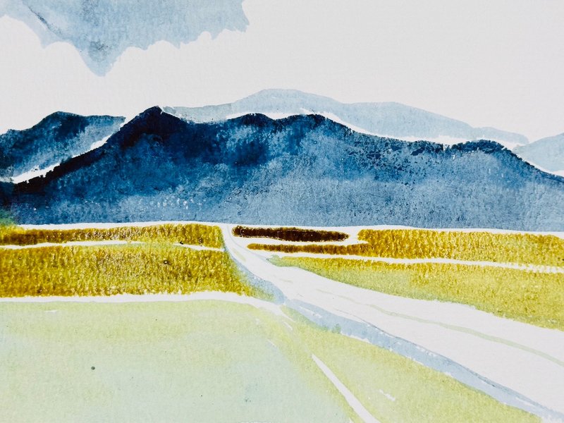 蓝染明信片 - 卡片/明信片 - 纸 