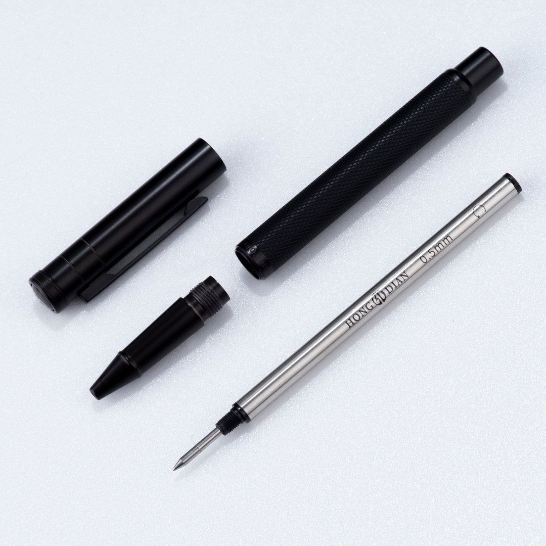 【钢珠笔芯】弘典 钢珠笔 笔芯 替换芯 0.5mm - 钢笔 - 颜料 黑色