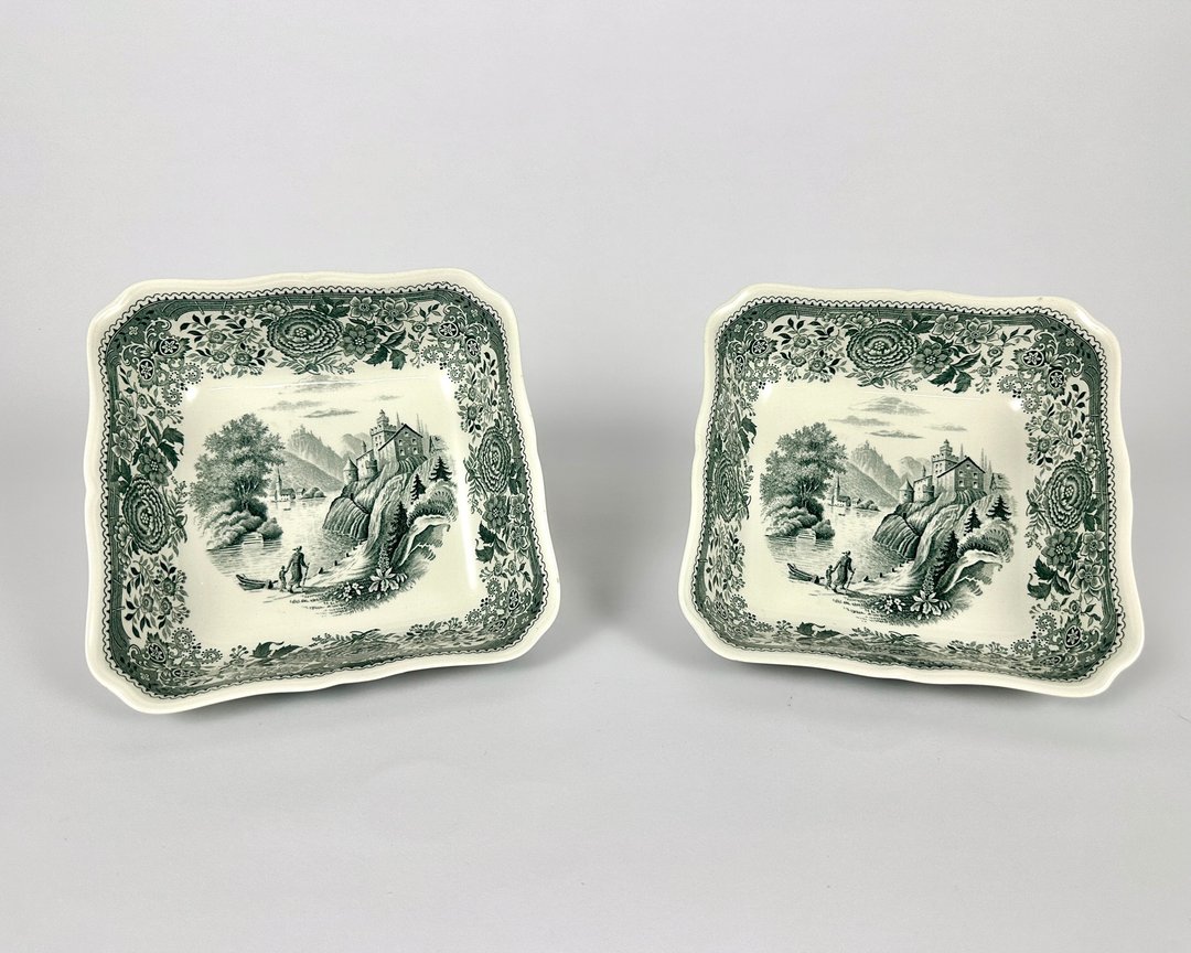 Villeroy & Boch 方形沙拉碗 Burgenland 绿色套装 2 件来自德国 - 碗 - 瓷 绿色
