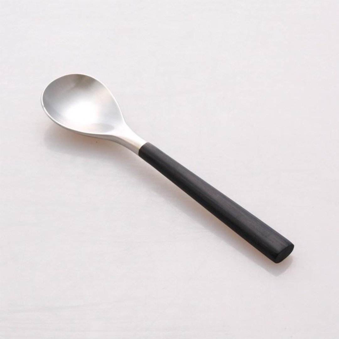 【柳宗理】 桦木茶匙L14cm - 餐刀/叉/匙组合 - 不锈钢 