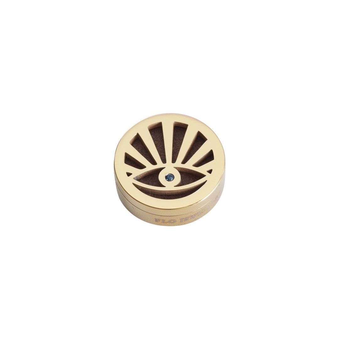 恶魔之眼施华洛水晶FLO Diffuser專利擴香飾物扣(專利擴香石) - 其他 - 不锈钢 金色