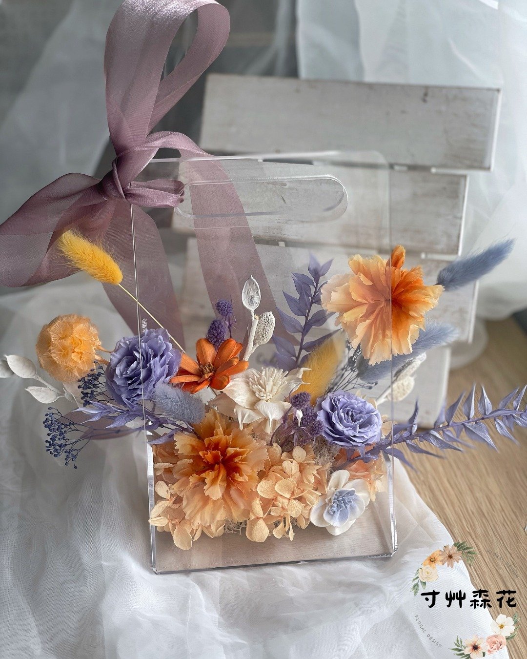 母亲节礼物/永生玫瑰/永生康乃馨/生日礼物 - 干燥花/捧花 - 植物．花 