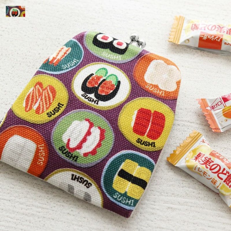 京都绫小路平口口金包-寿司 - 零钱包 - 其他材质 