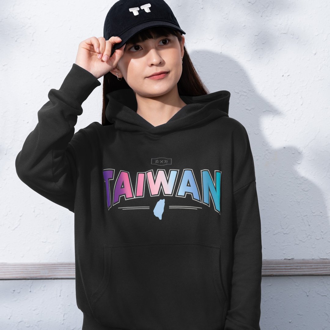 【Taiwan帽T】台湾制造透气无刷毛。两款原创设计。出国出游首穿 - 中性连帽卫衣/T 恤 - 棉 