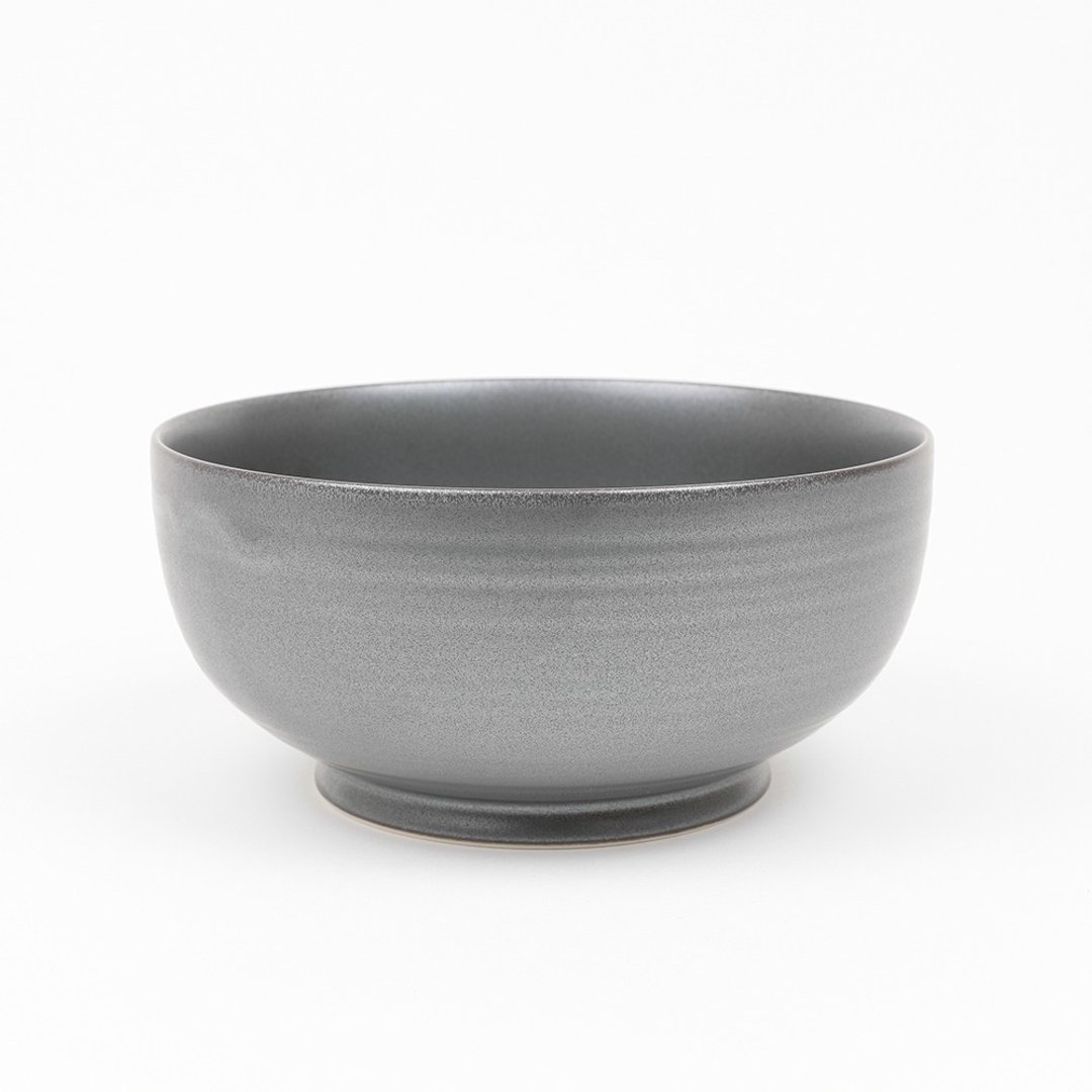 KIHARA 黒砂釉 瓷餐碗 L - 碗 - 瓷 黑色