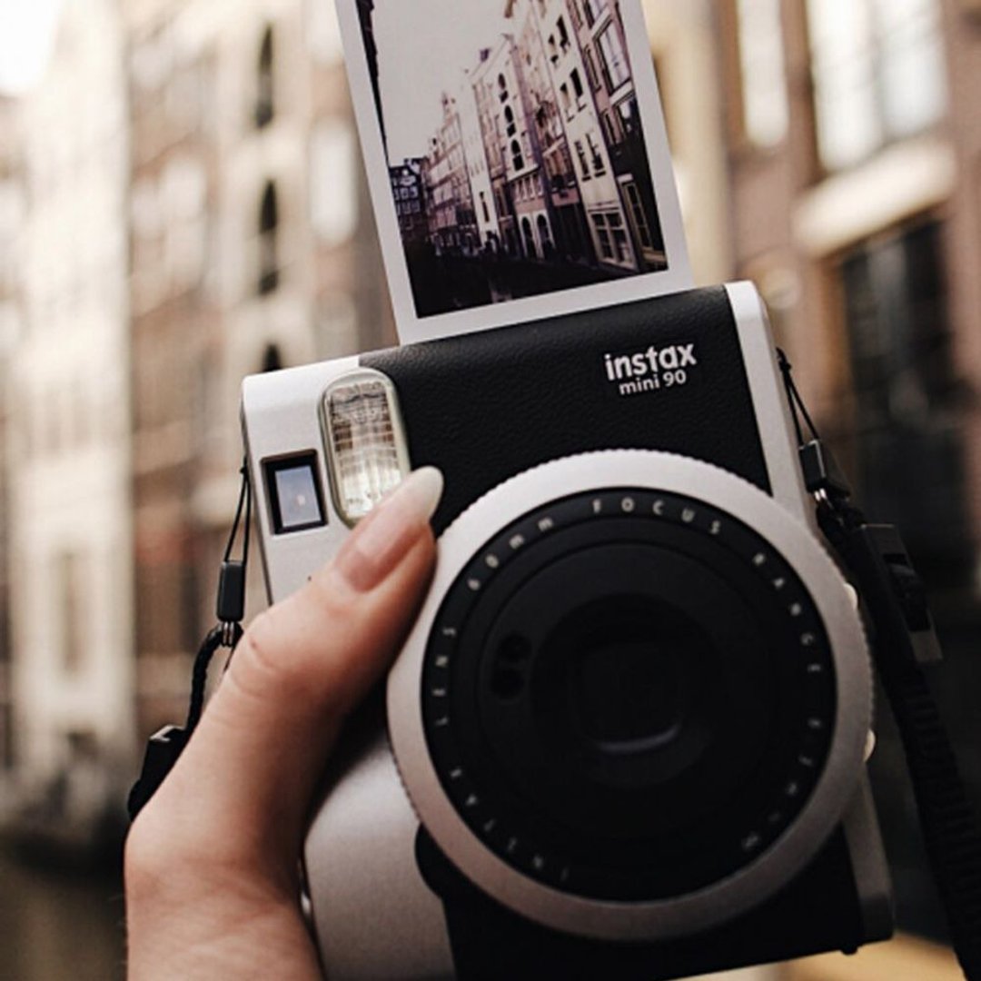 (预购)FUJIFILM 马上看相机 instax mini90 拍立得-黑色 - 相机 - 其他材质 黑色
