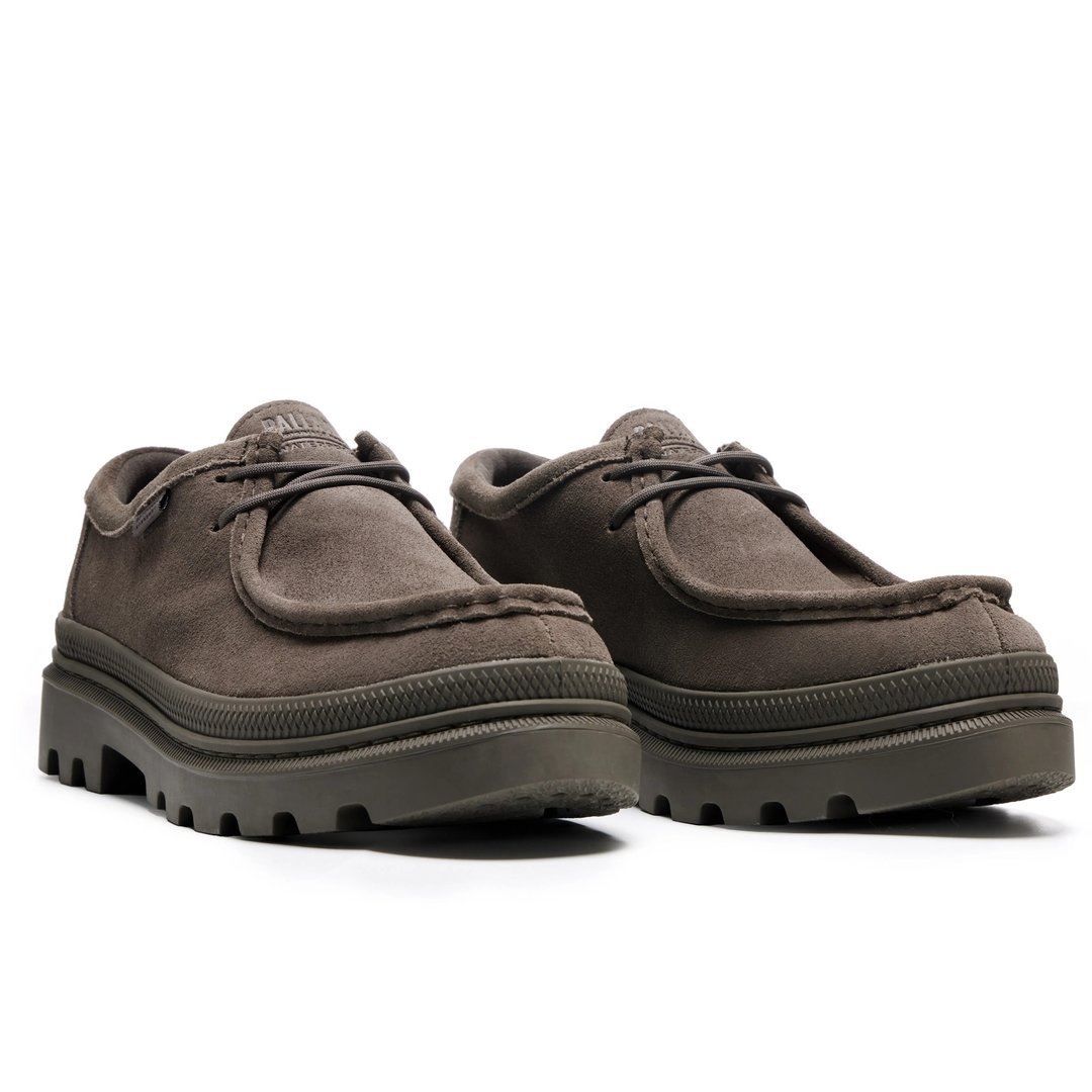 PALLADIUM TROOPER LOAF SDE WP+橘标防水麂皮乐福鞋 74591-280 - 女款休闲鞋 - 其他材质 多色
