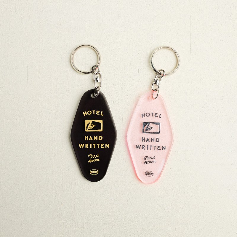 HOTEL Key Holder - 钥匙链/钥匙包 - 压克力 粉红色