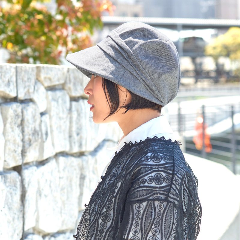 抗菌 防臭 シンプル UV キャスケット | レディース 春夏 つば広帽子 日よけ UVカット 保育士 アウトドア ミセス 女性 - 帽子 - 其他人造纤维 