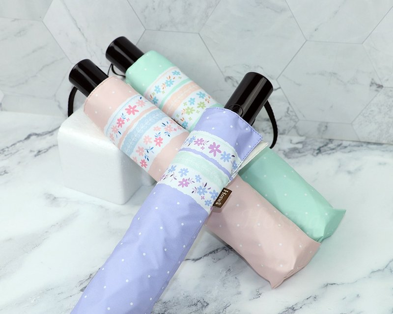 Hoswa【点萃星花·安全轻量自动伞】23寸大伞专利防暴冲~降温防晒 - 雨伞/雨衣 - 聚酯纤维 多色