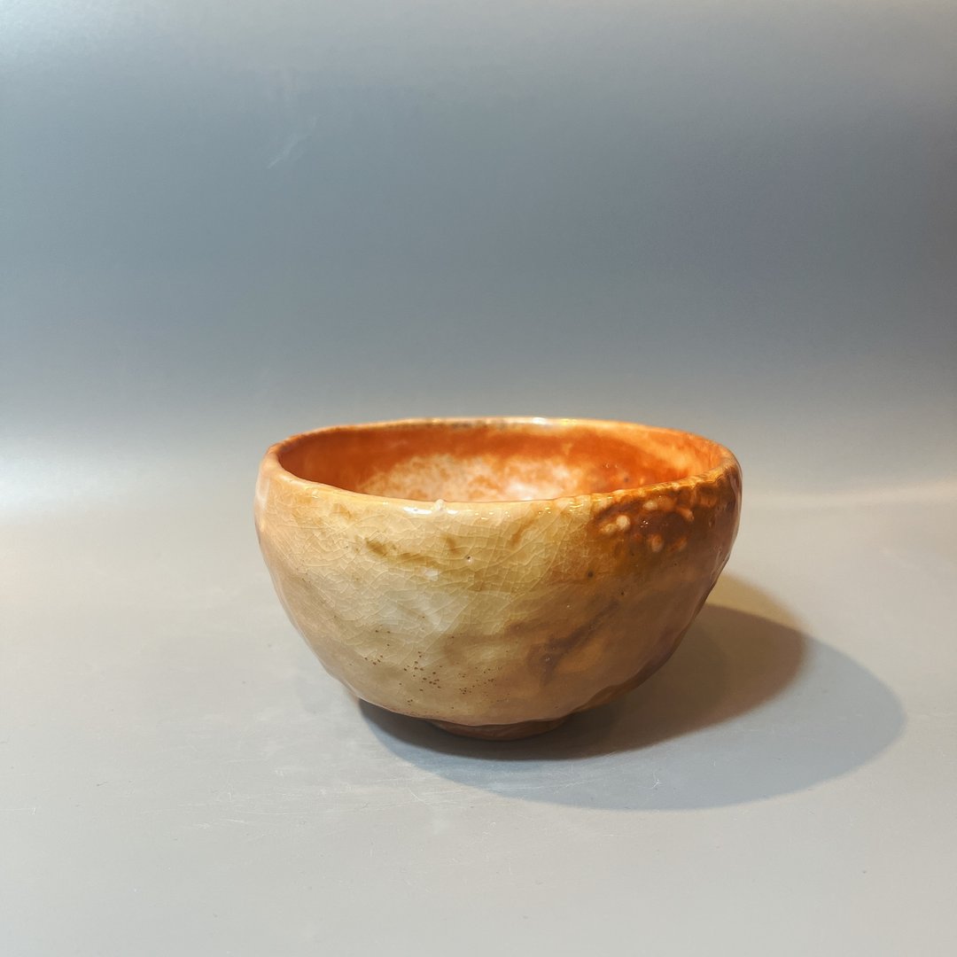 柴烧志野金彩茶碗 / 水方 / 小平凡手作 - 茶具/茶杯 - 陶 