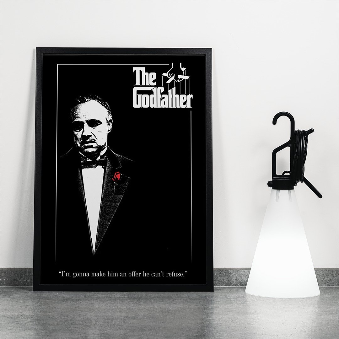 【教父】电影海报(红玫瑰)/The Godfather/维多柯里昂 - 海报/装饰画/版画 - 纸 多色