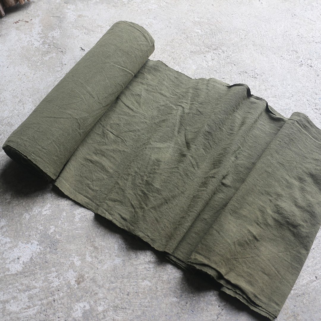 手工织布杨梅染土布植物染草木染桌布茶席窗帘民族风棉面料45cm - 编织/刺绣/羊毛毡/裁缝 - 棉．麻 