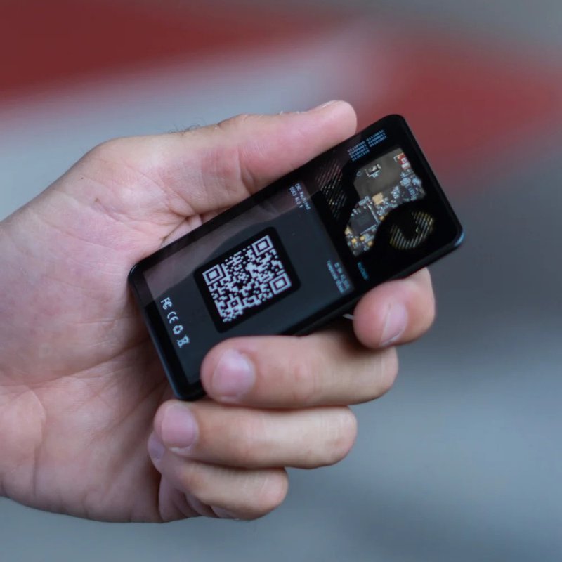 Rolling Square AirCard - 卡片大小的钱包追踪器 - 数码小物 - 其他材质 黑色