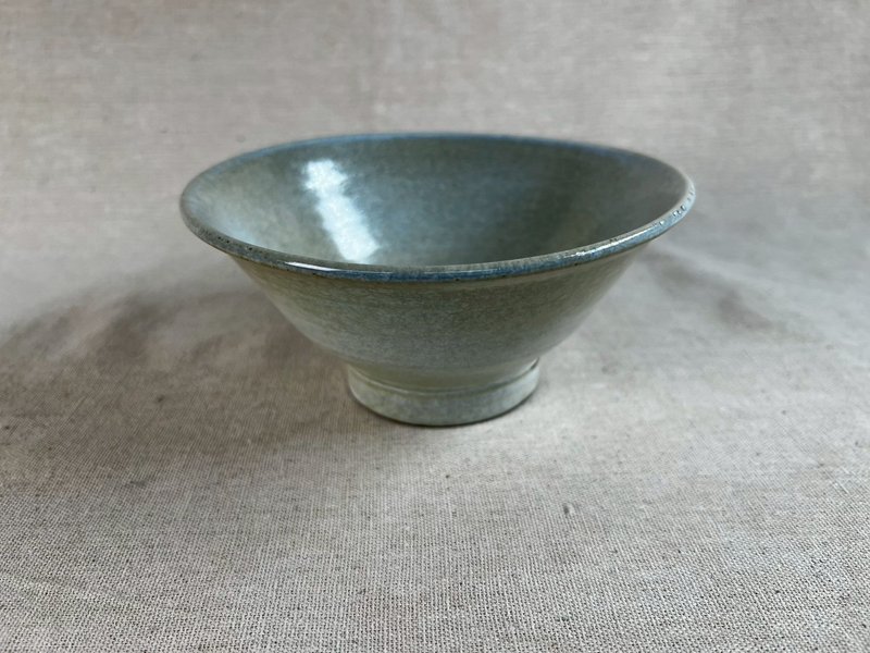 浅青陶碗-1 - 碗 - 陶 蓝色