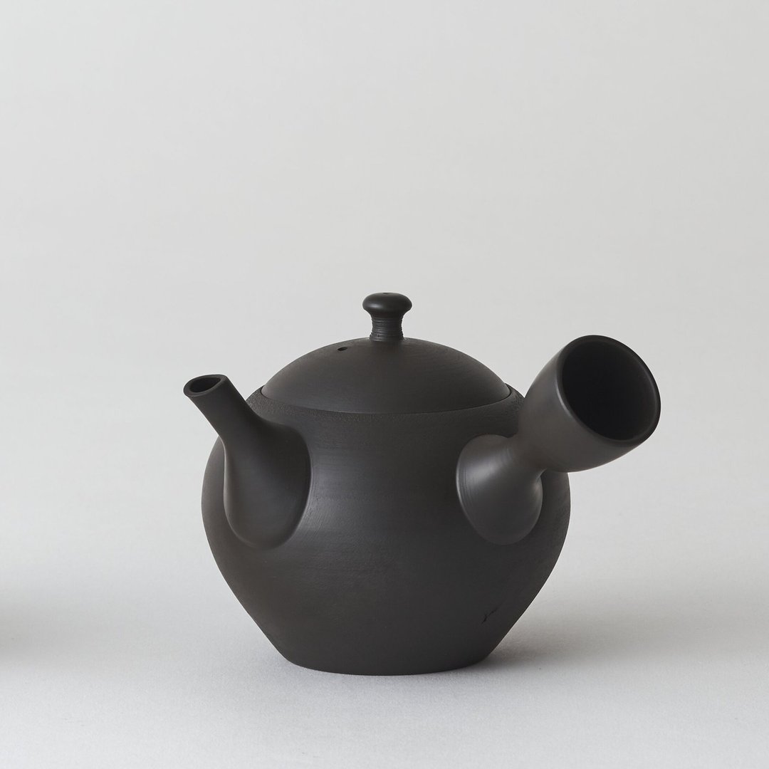 Japanese Teapot　round - 茶具/茶杯 - 陶 