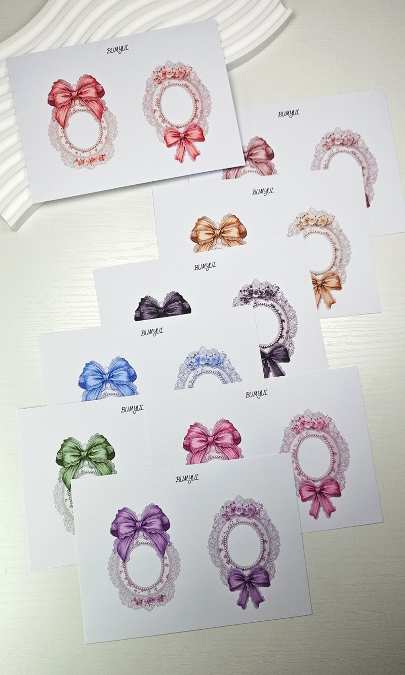 女王镜饰 - 便条纸/标签贴 - 纸 多色