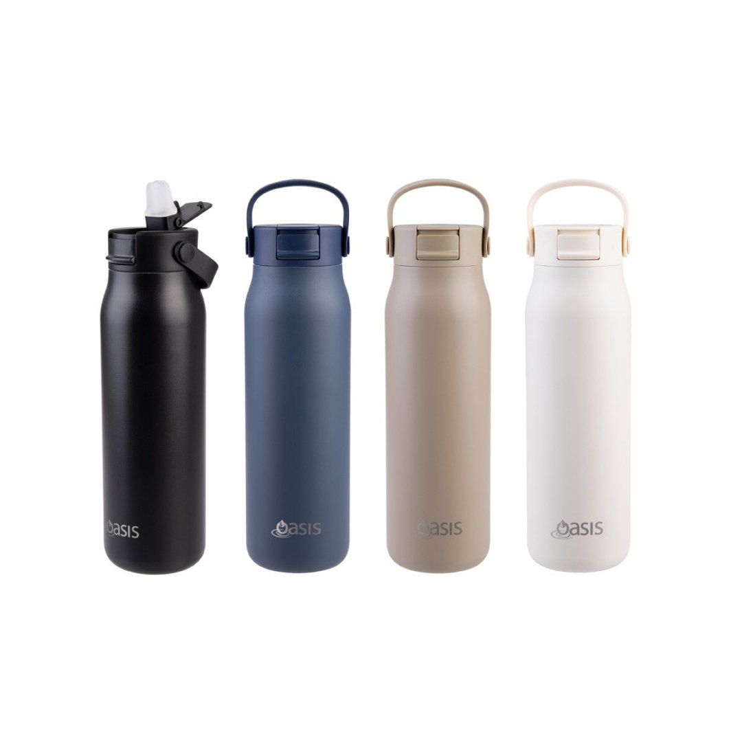 澳洲 Oasis Sorrento 陶瓷弹盖吸管保温瓶 900ml - 保温瓶/保温杯 - 不锈钢 多色