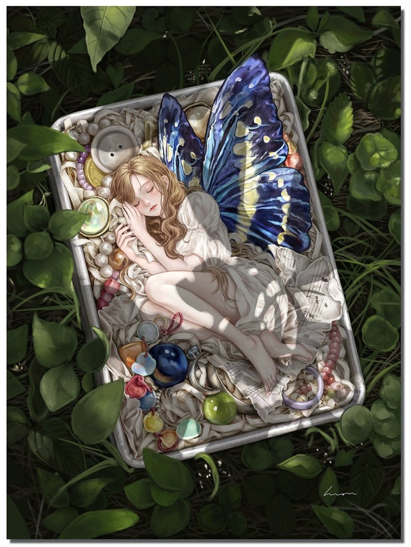 铁盒 - 卡片/明信片 - 纸 