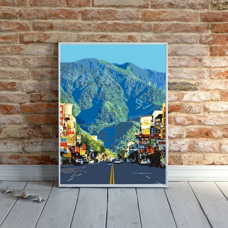 洄澜山景 创意数字油画 【遇见台湾风景画】 - 插画/绘画/写字 - 其他材质 