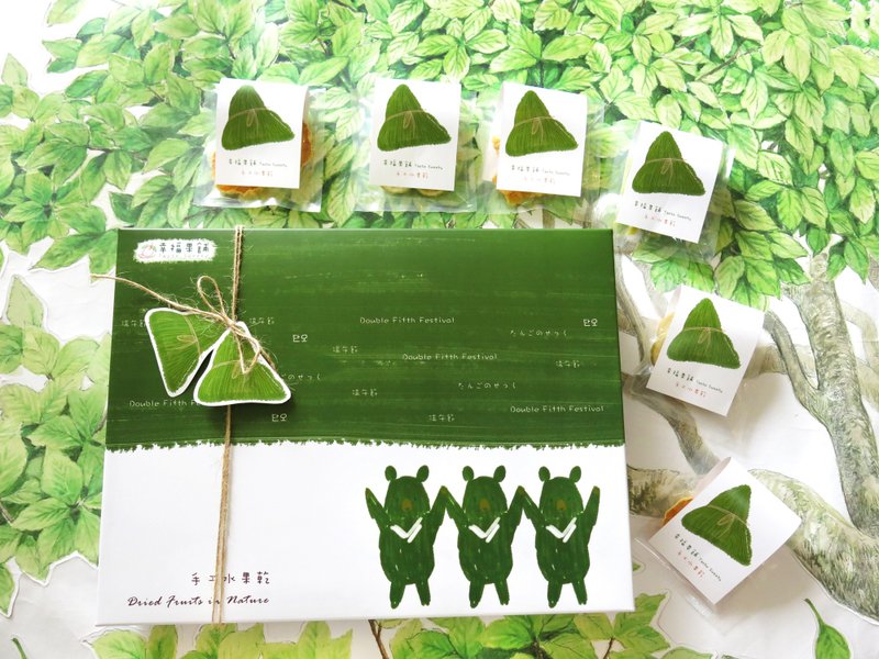 端午熊水果干礼盒(6格12入/18入) - 水果干 - 新鲜食材 绿色