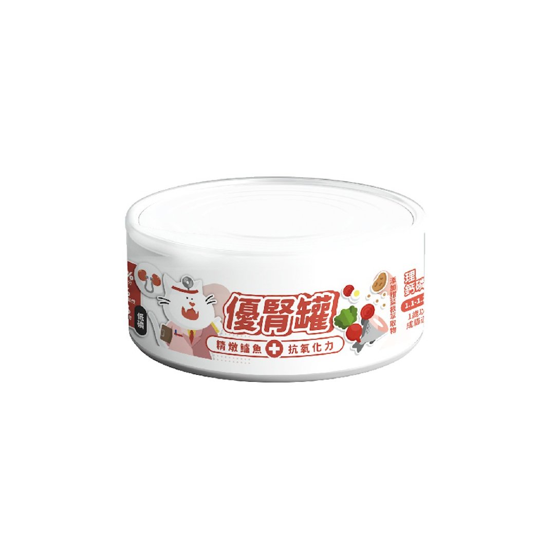 陪心宠粮| 优肾罐 - 精炖鲈鱼80g(肾脏保健+抗氧化力) - 猫罐头/鲜食 - 新鲜食材 