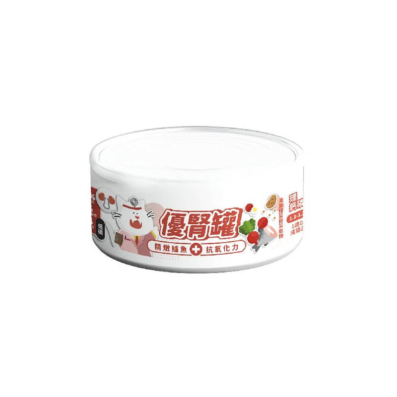 陪心宠粮| 优肾罐 - 精炖鲈鱼80g(肾脏保健+抗氧化力) - 猫罐头/鲜食 - 新鲜食材 
