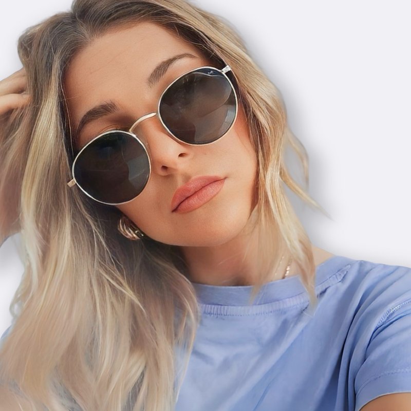 MELLER  | FEMI 金属圆框 - 墨镜 - 其他材质 多色