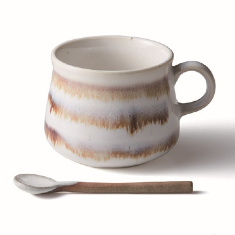 森林马克杯白桦 - 其他杯子 - 陶 白色