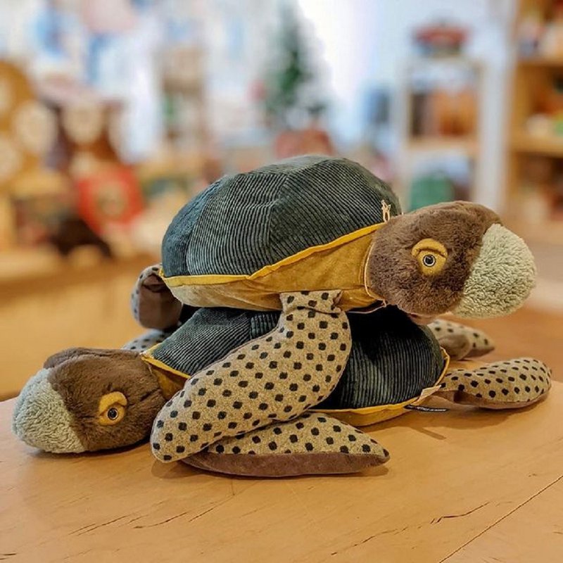 法国 Moulin Roty 童话大海龟 60cm - 玩具/玩偶 - 聚酯纤维 