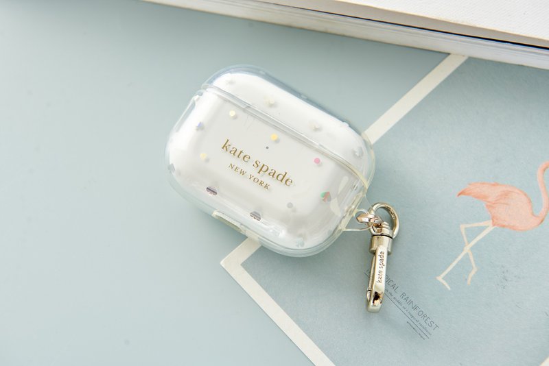 KATE SPADE精品【轻奢唯美】 AirPods Pro保护套-彩钻 - 耳机收纳 - 塑料 透明
