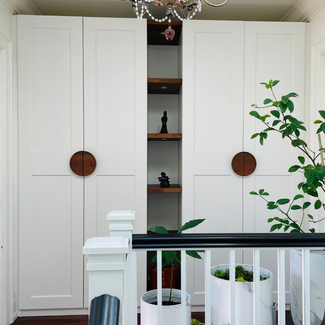 Large Half Moon Wardrobe Handles ø200 mm - 其他家具 - 木头 