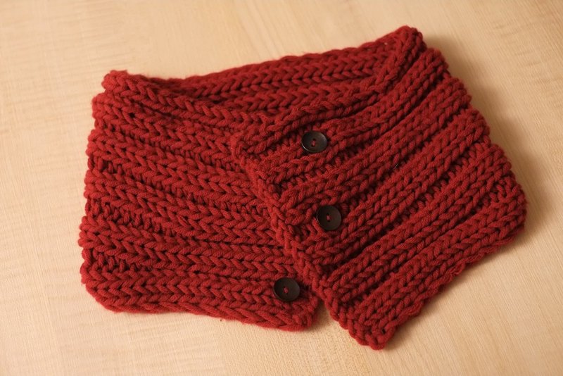 【棒针编织】简约条纹脖围 / 毛线编织体验 - 编织/羊毛毡/布艺 - 棉．麻 